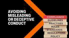 Avoiding Misleading or Deceptive Conduct
