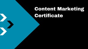 Content Marketing Certificate